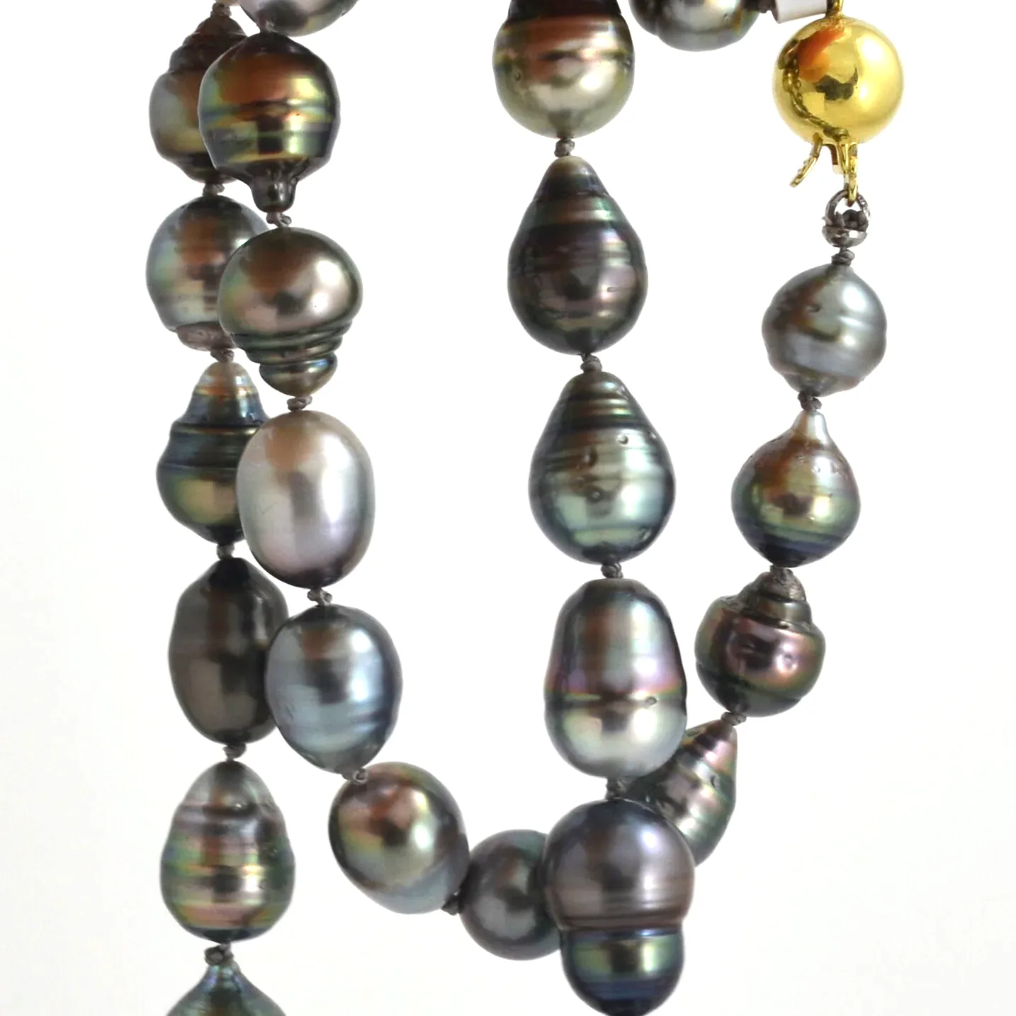 Tahitian Baroque Pearl Strand 17in by Sharon Teaman — view 2