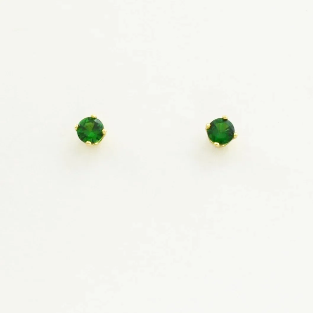 Tsavorite Garnet Studs by Sharon Teaman — view 1