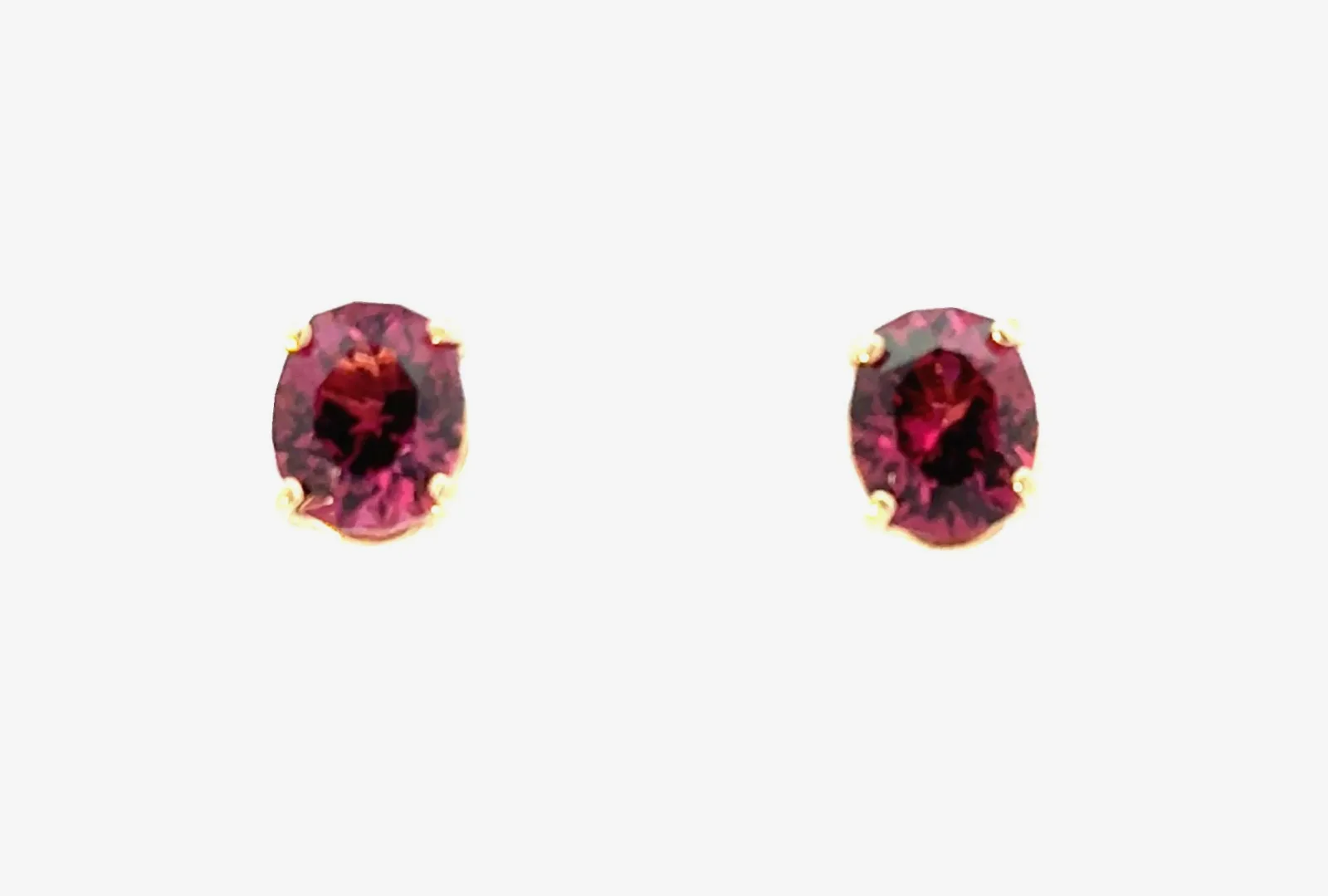 Umbalite Garnet Studs by Sharon Teaman — view 1