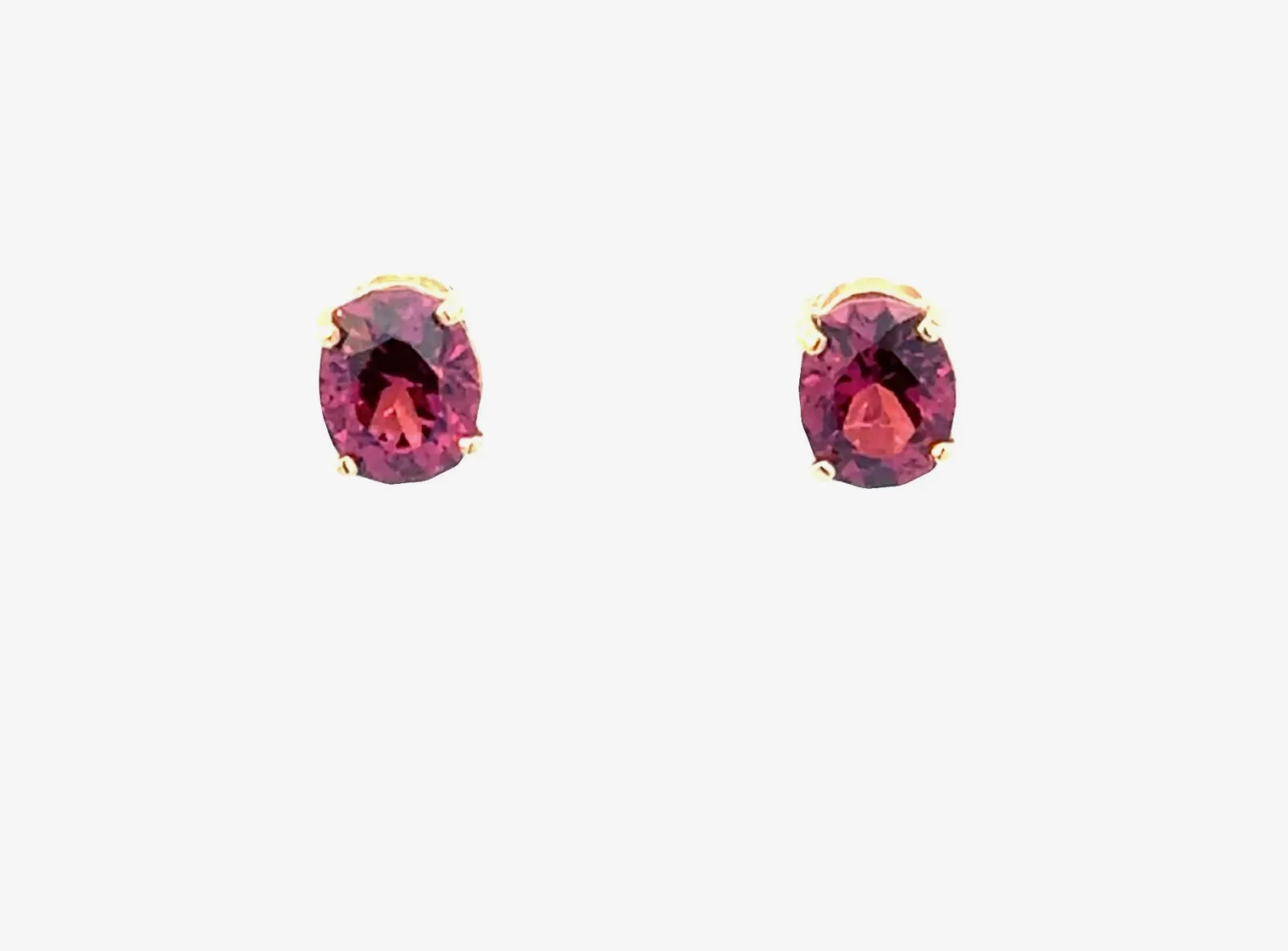 Umbalite Garnet Studs by Sharon Teaman — view 2