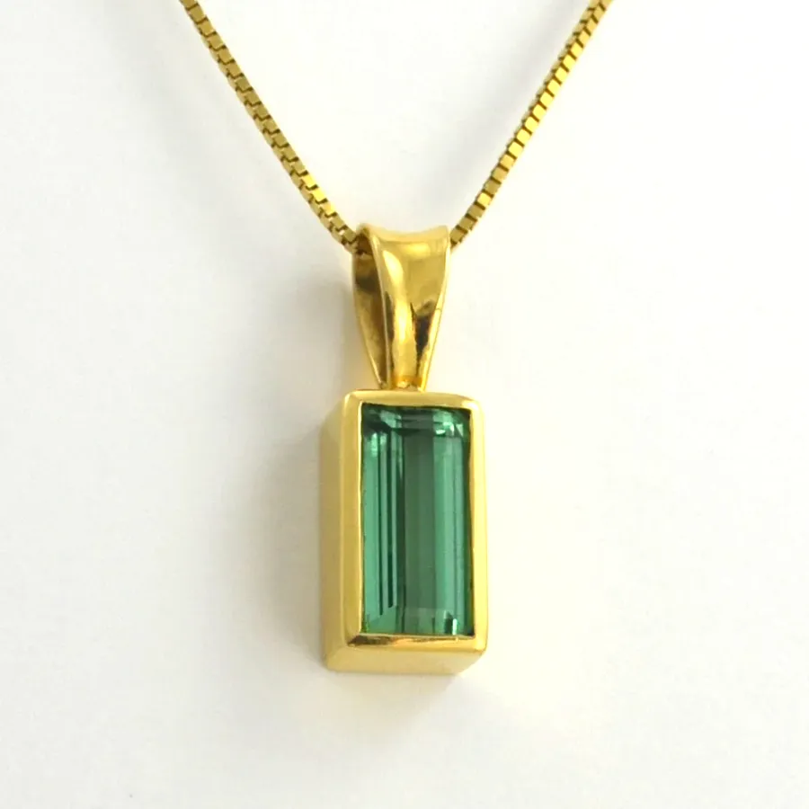Zara Green Tourmaline Necklace by Sharon Teaman